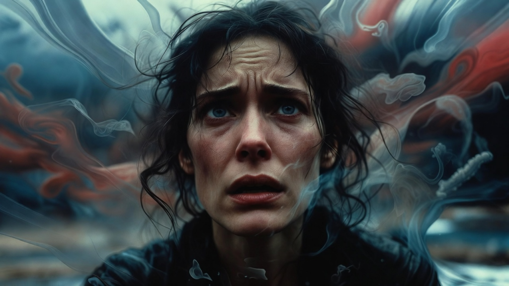 不安に苛まれている女性