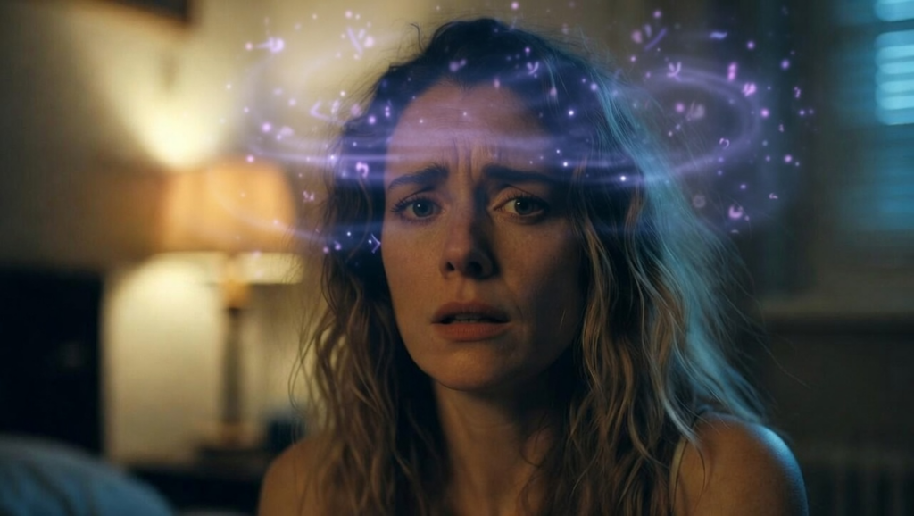 思考がループしてる状態の女性