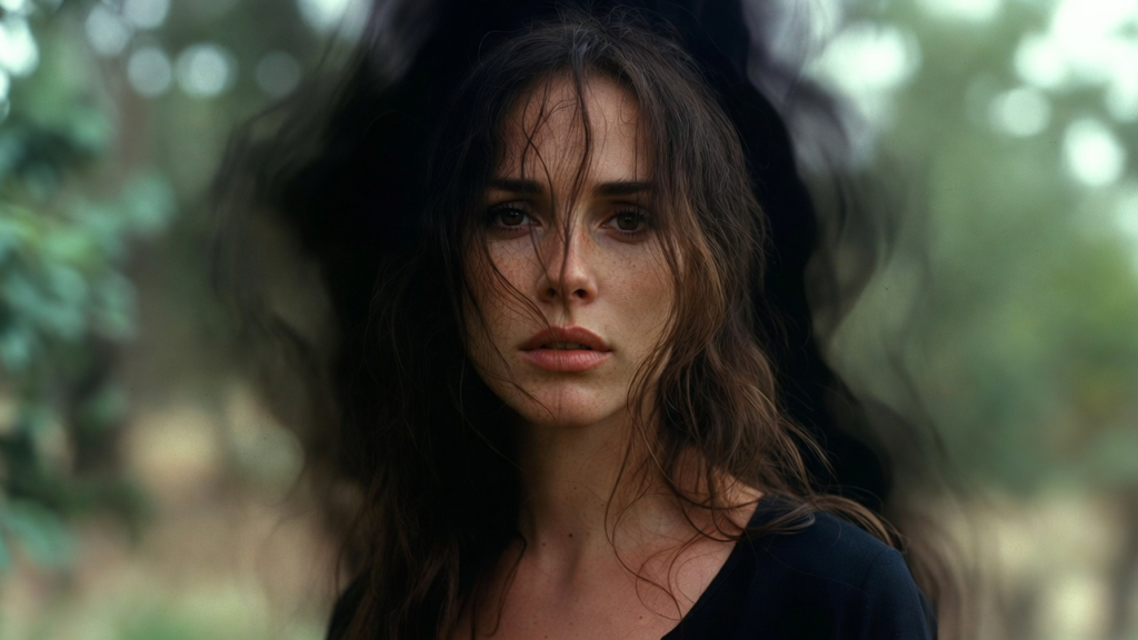 邪気に苛まれている女性