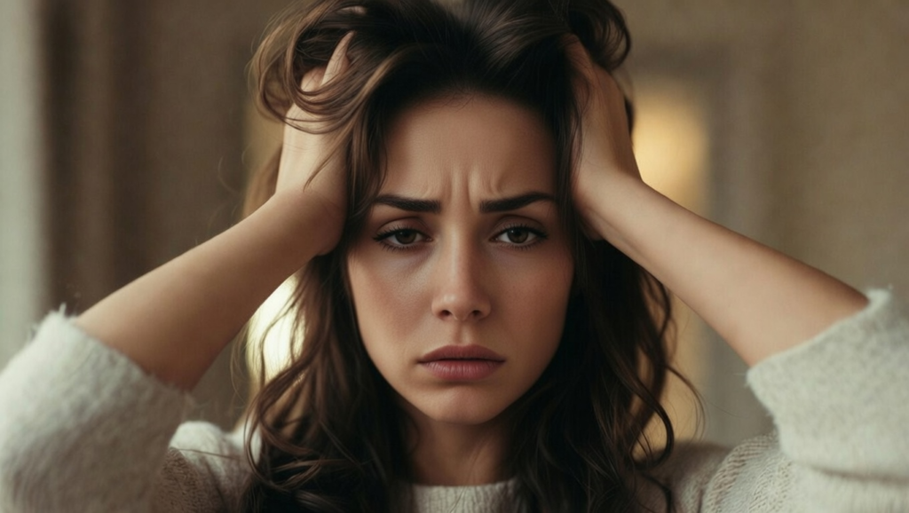 自己否定をし続けて疲弊している女性