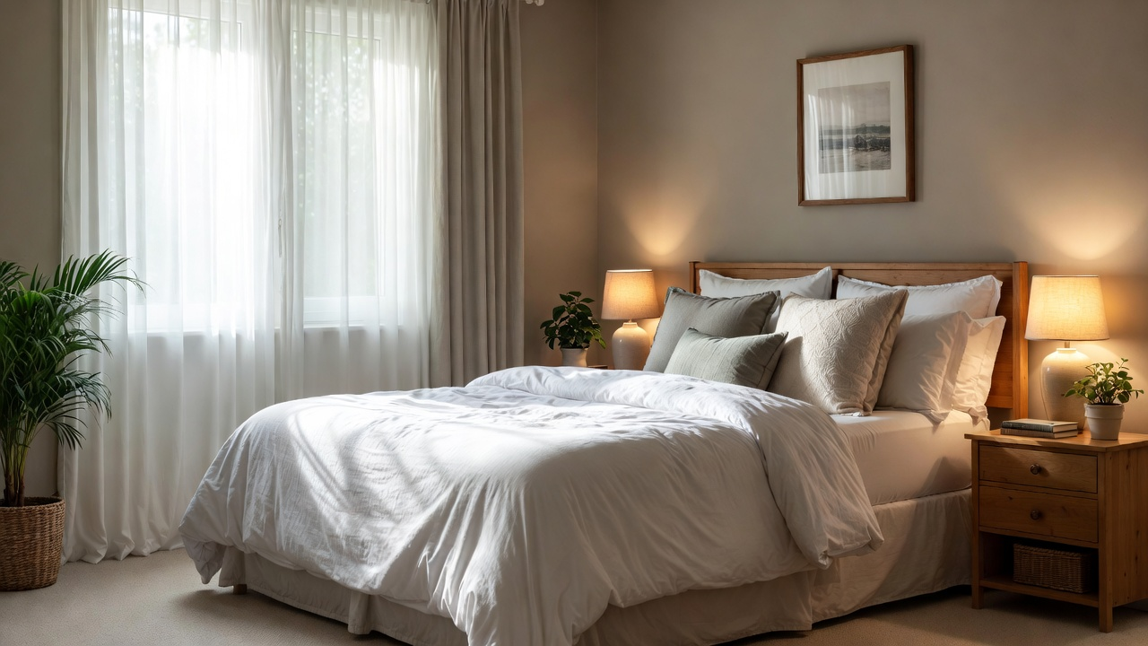 浄化されて恋愛運が高まった寝室