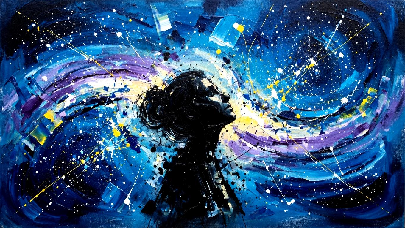 罪悪感を手放し自己受容によってツインレイ復縁と運気上昇を目指す神秘的なイメージ