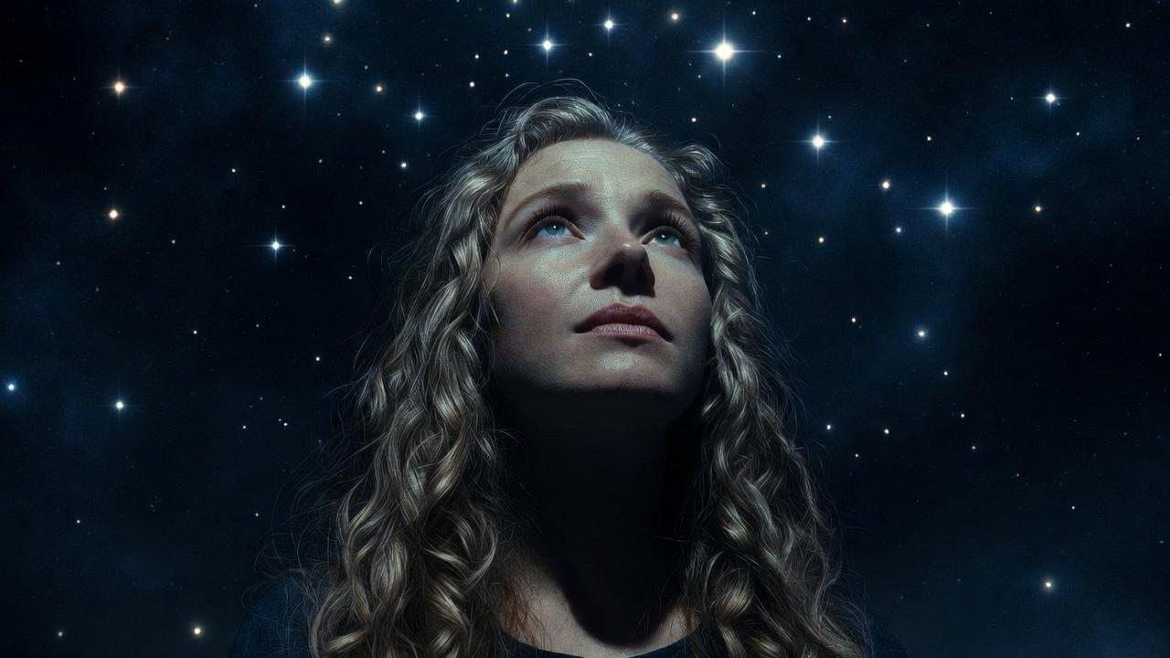 直感や偶然の出会いを象徴する光の道のイメージ