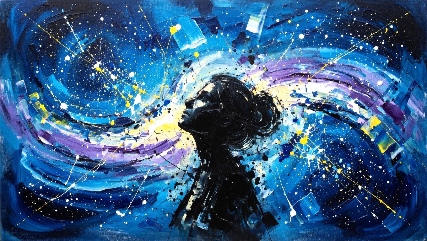 ツインレイの概念と魂が引き寄せ合う神秘的な出会いのイメージ