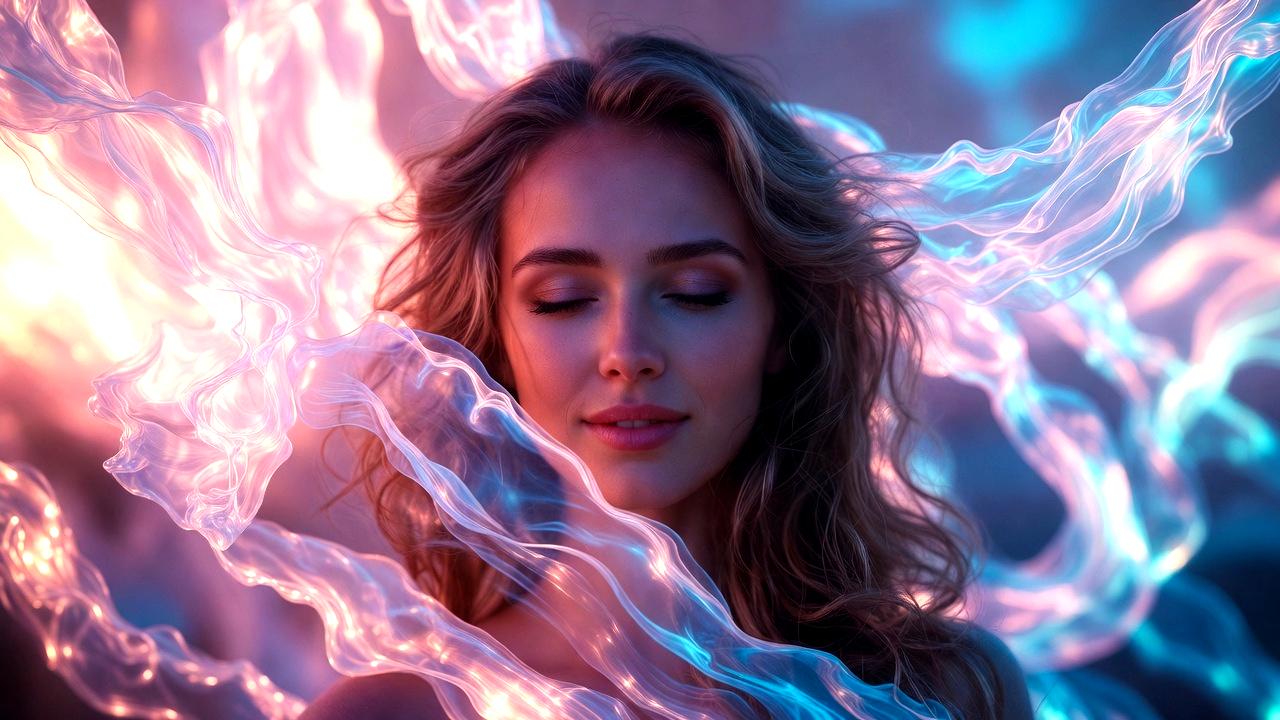 スターシードが潜在意識を解放し自由に輝いていく神秘的で希望に満ちたイメージ