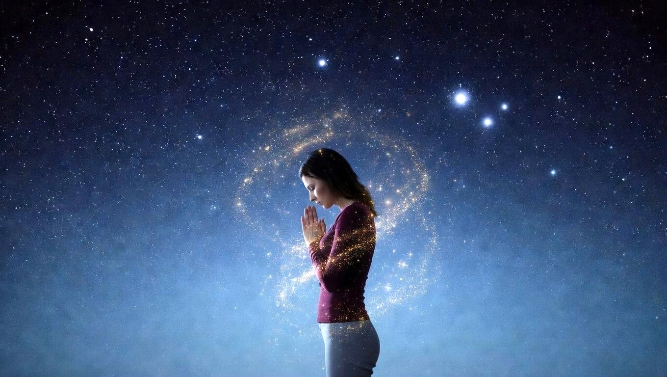 運気が上昇していく前兆を感じる明るい光に包まれたイメージ