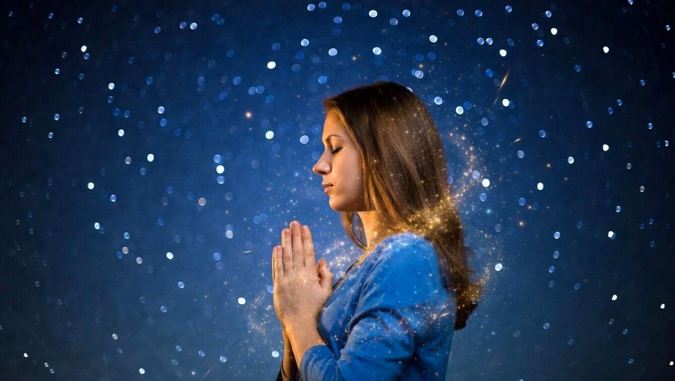 魂の伴侶と出会う運命的な瞬間を感じさせる幻想的なイメージ