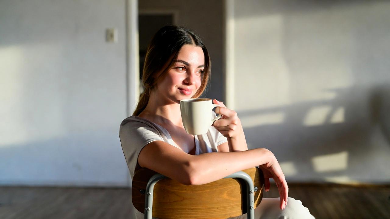 自分を受け入れることで豊かさの光が広がる優しいスピリチュアルイメージ