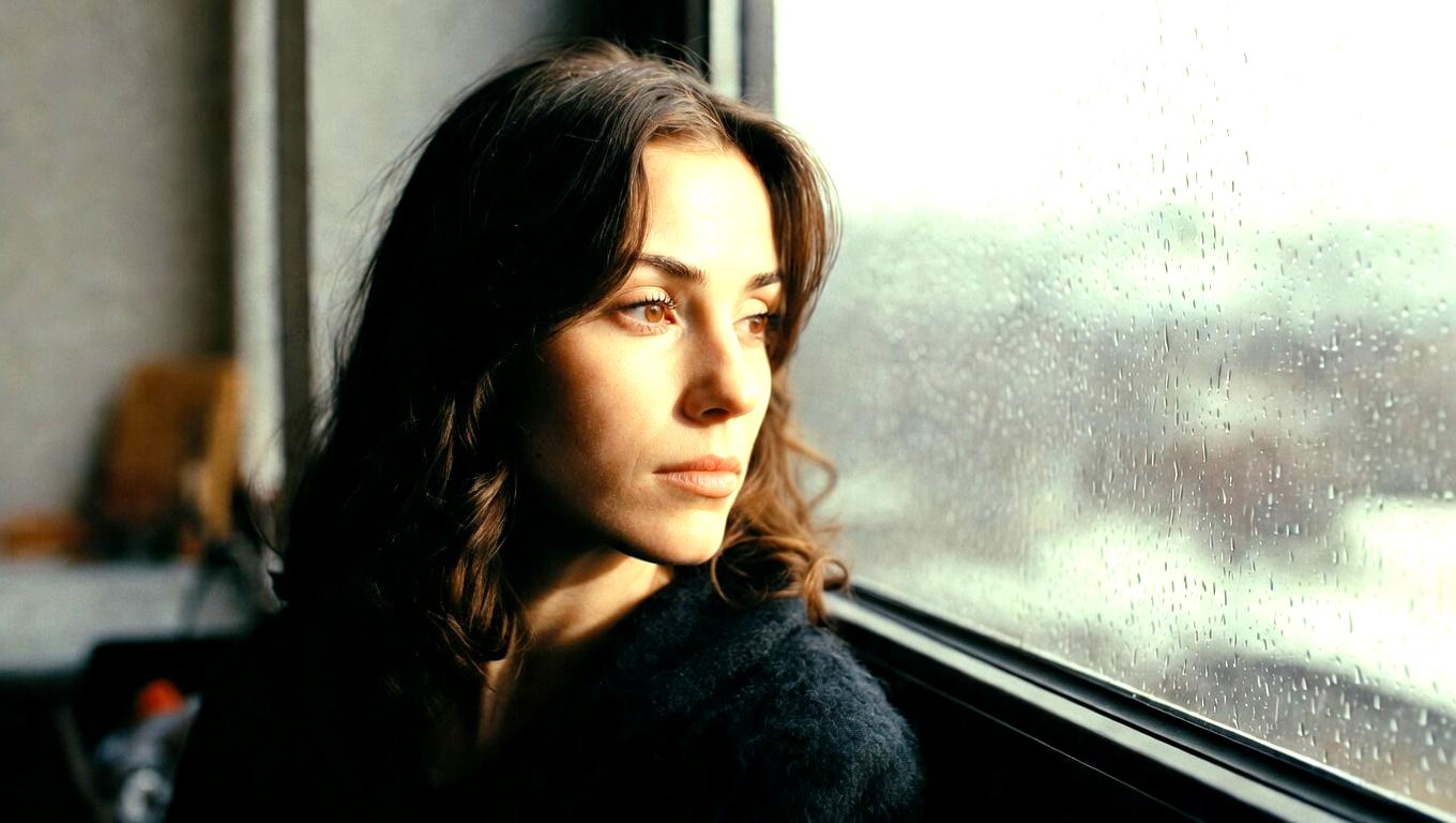 恋愛に悩みながらも誰にも理解されず孤独を感じる女性の姿