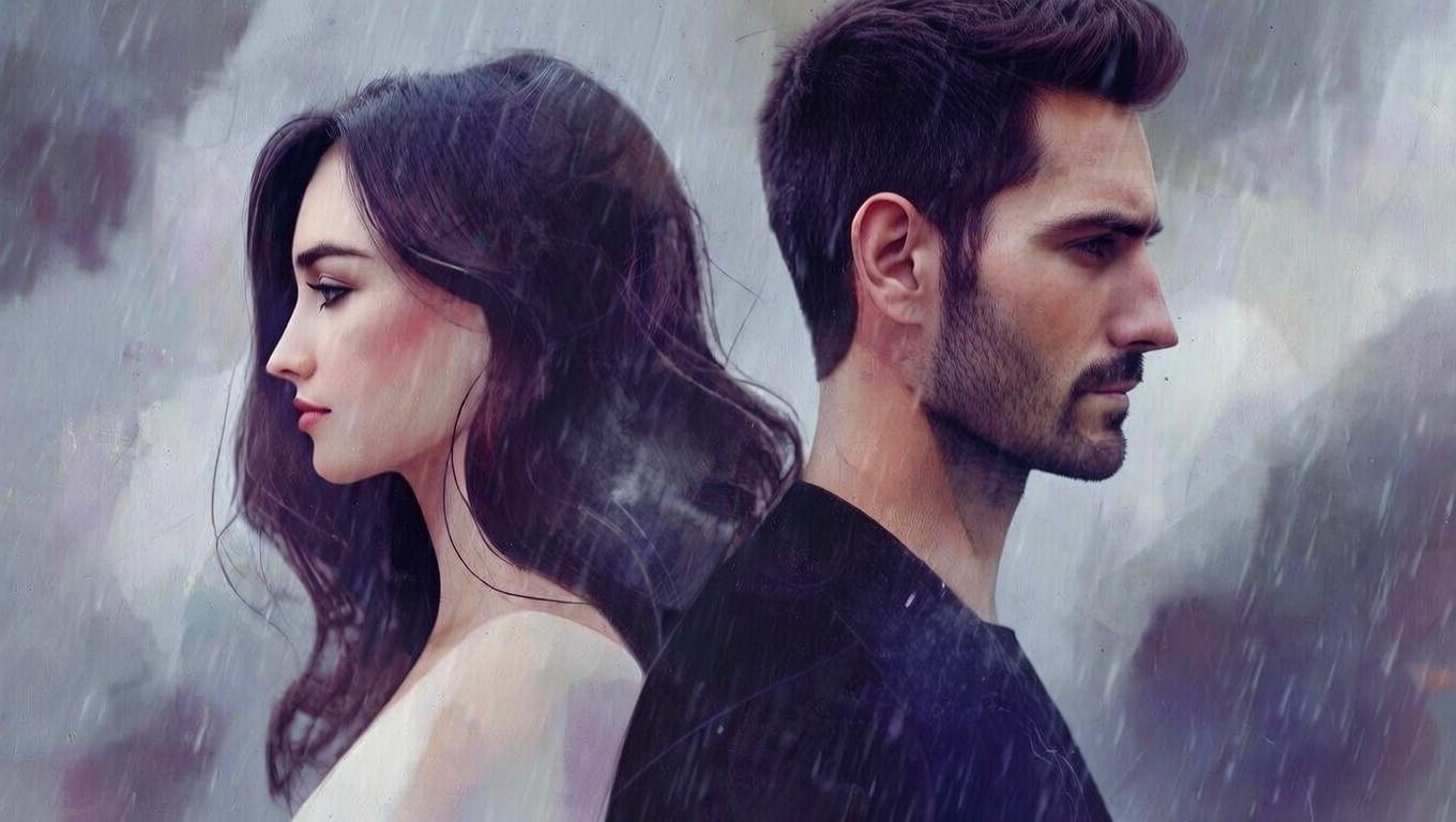 恋愛やツインレイに悩む女性の繊細な心を表す幻想的なイメージ