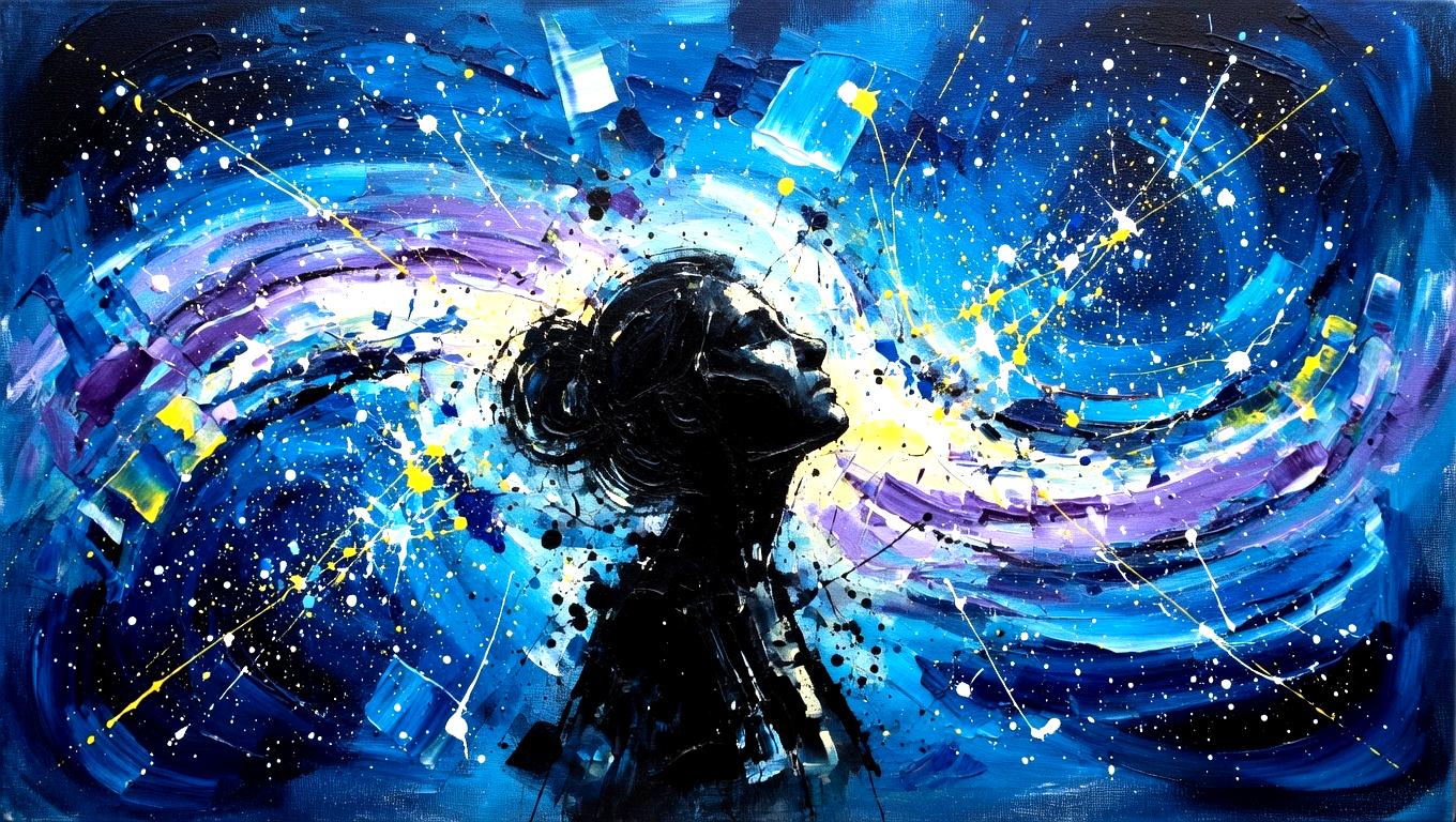 穏やかな空間でアファメーションを唱えチャクラを整えるイメージ