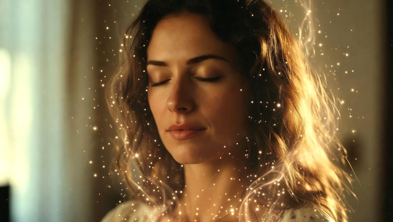 重たい霧が晴れていくような浄化と再生の象徴的な風景