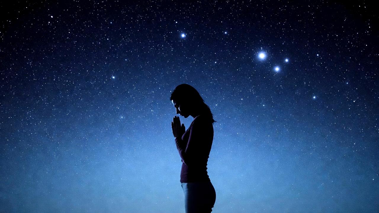 周囲のエネルギーに影響を受けている様子を表す抽象的な光のイメージ