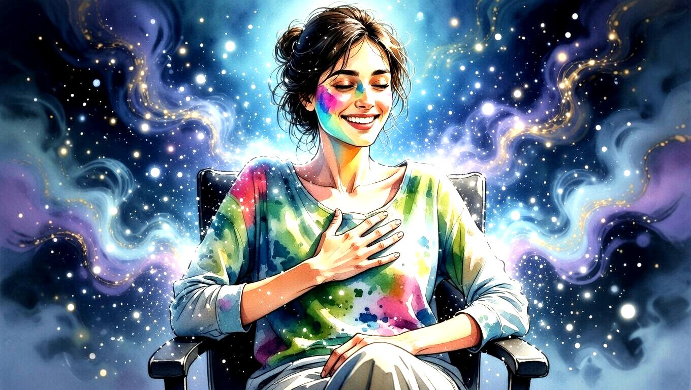 穏やかに運気が上昇していく光に包まれるイメージ