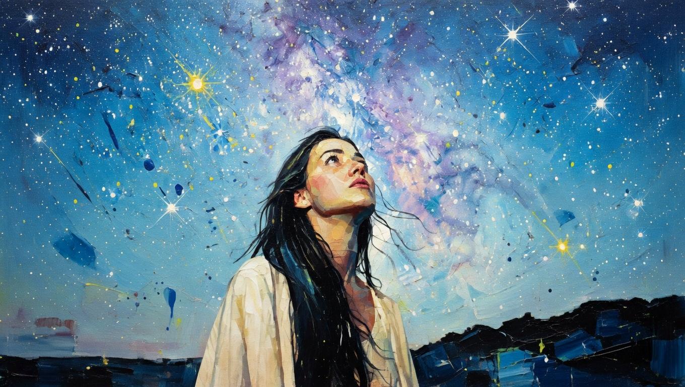 チャクラが整い光に包まれながら明るい未来へ進むイメージ