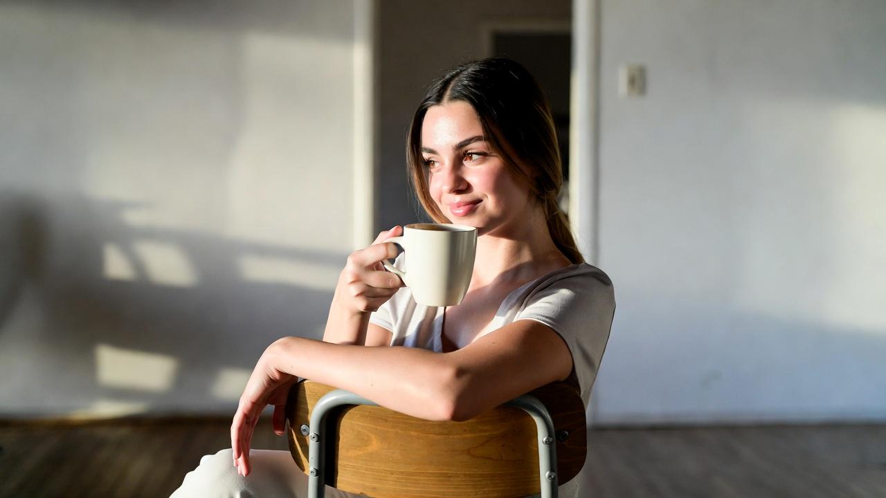 静かな場所でチャクラ瞑想を行い心とエネルギーを整えるイメージ