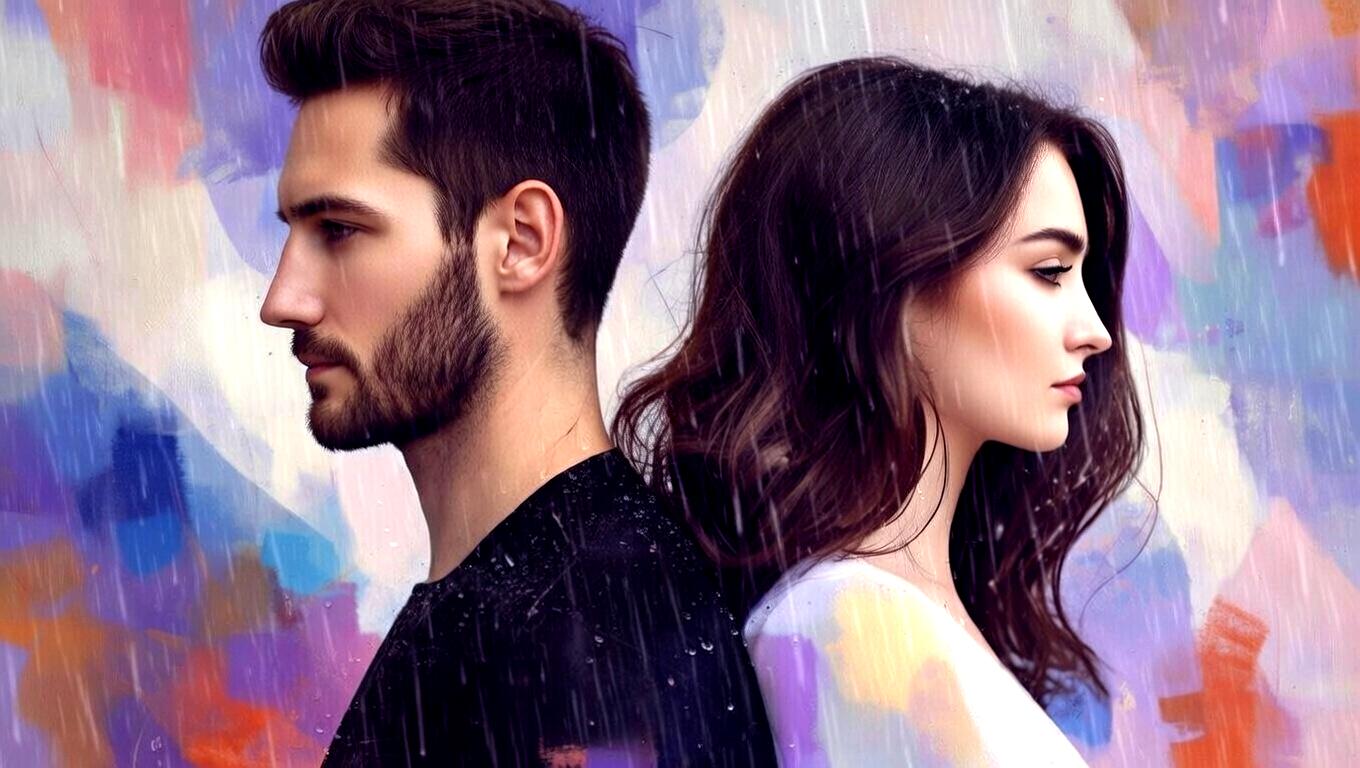 ツインレイが魂の鏡として自分を映し出す神秘的な様子