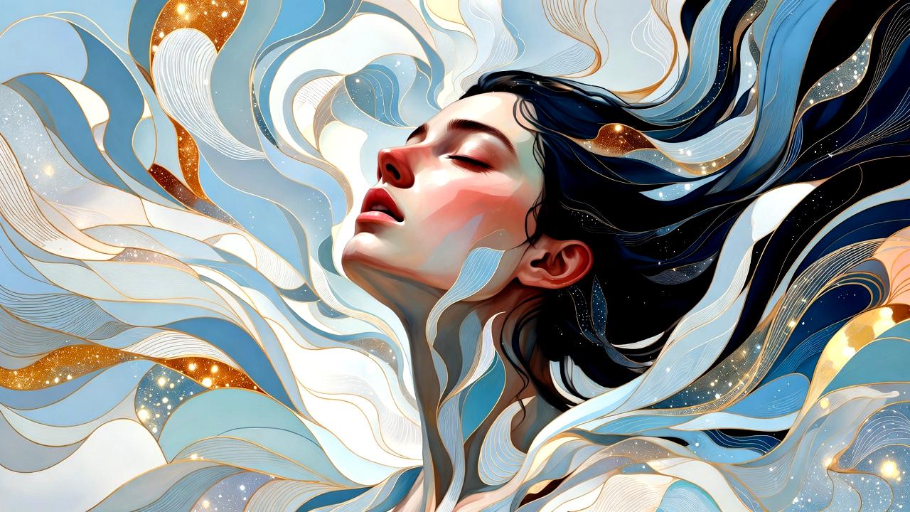 次元の異なる愛のエネルギーを感じる幻想的で神秘的なイメージ