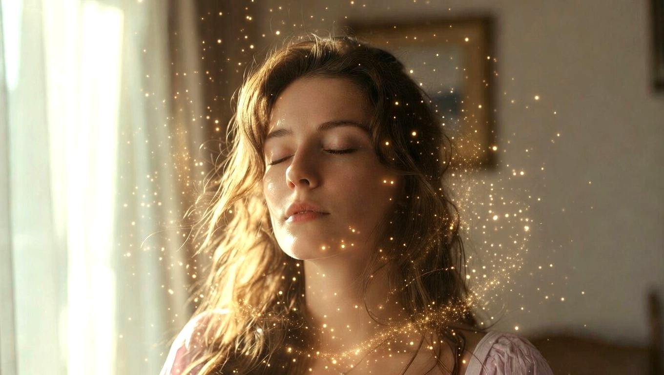 大地にしっかり立ちエネルギーを整える人物の姿