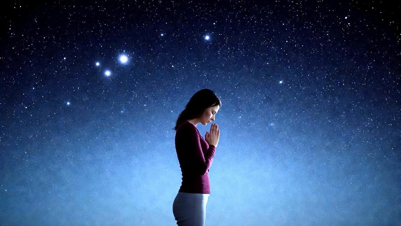 統合へ向かい光に包まれるスピリチュアルなイメージ