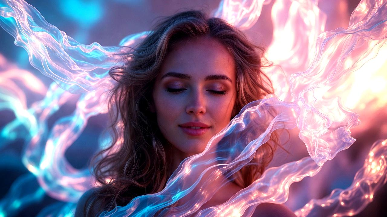 暗闇の中から光へ向かって進む象徴的なシーン