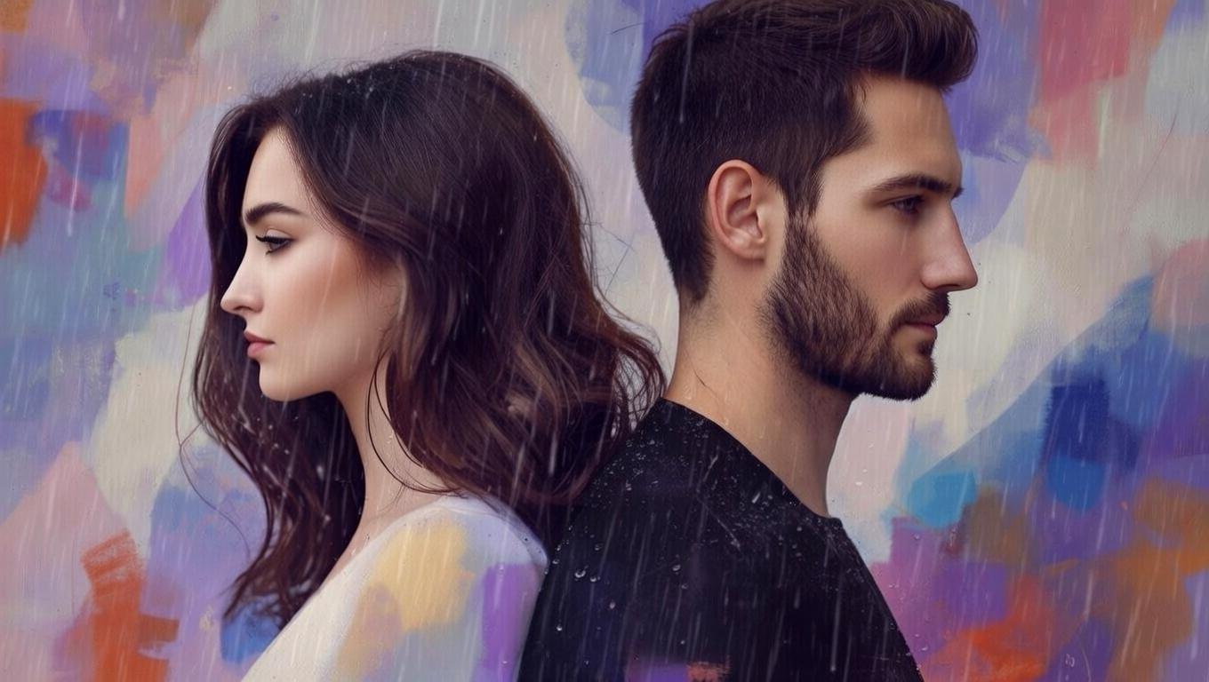 恋愛で相手に強く影響されて悩む繊細な心のイメージ