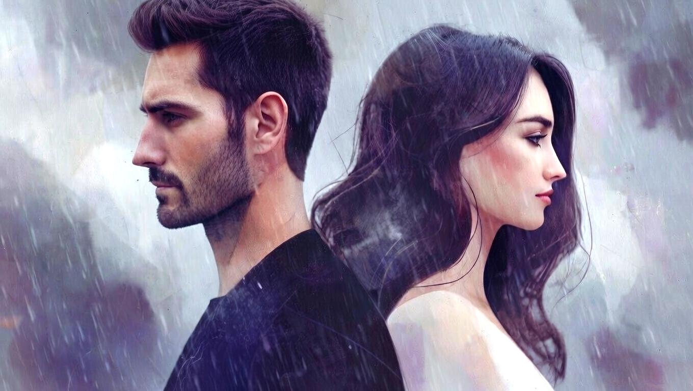 心と体のバランスが崩れ不安定になっているエネルギー状態のイメージ