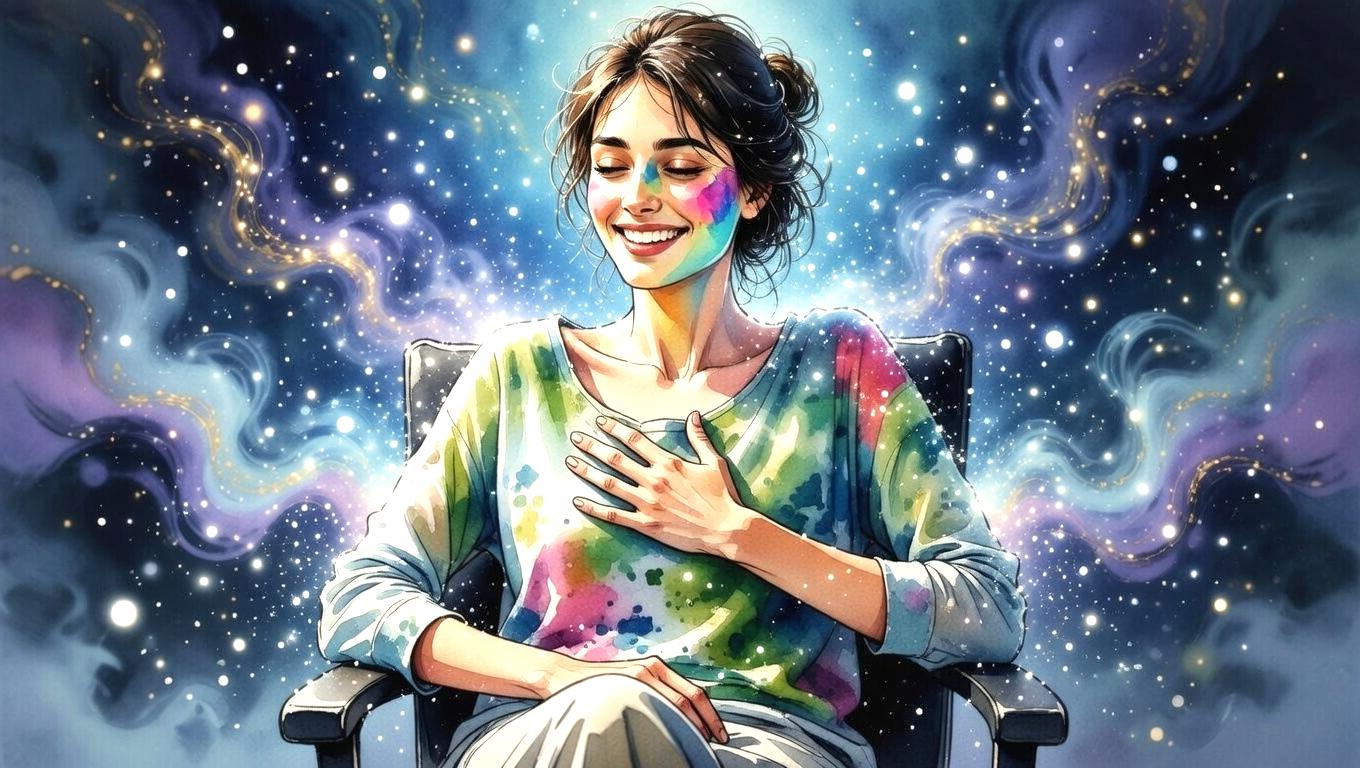 第1チャクラと統合の流れを象徴する温かい光のイメージ