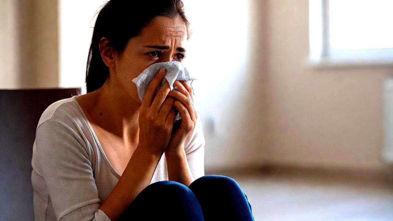 他人の感情を抱え込みすぎて心が重くなっている人物のイメージ