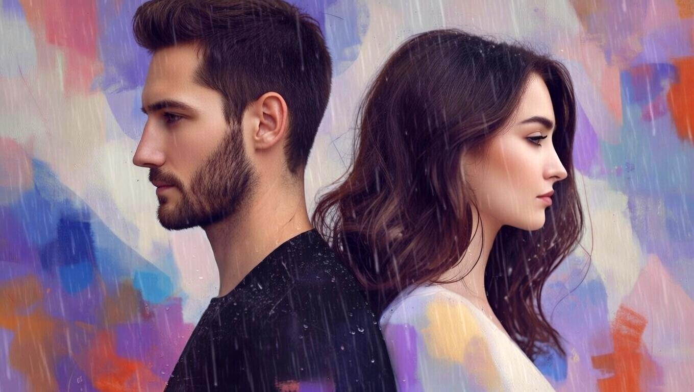 執着によってエネルギーが停滞するスピリチュアルなイメージ