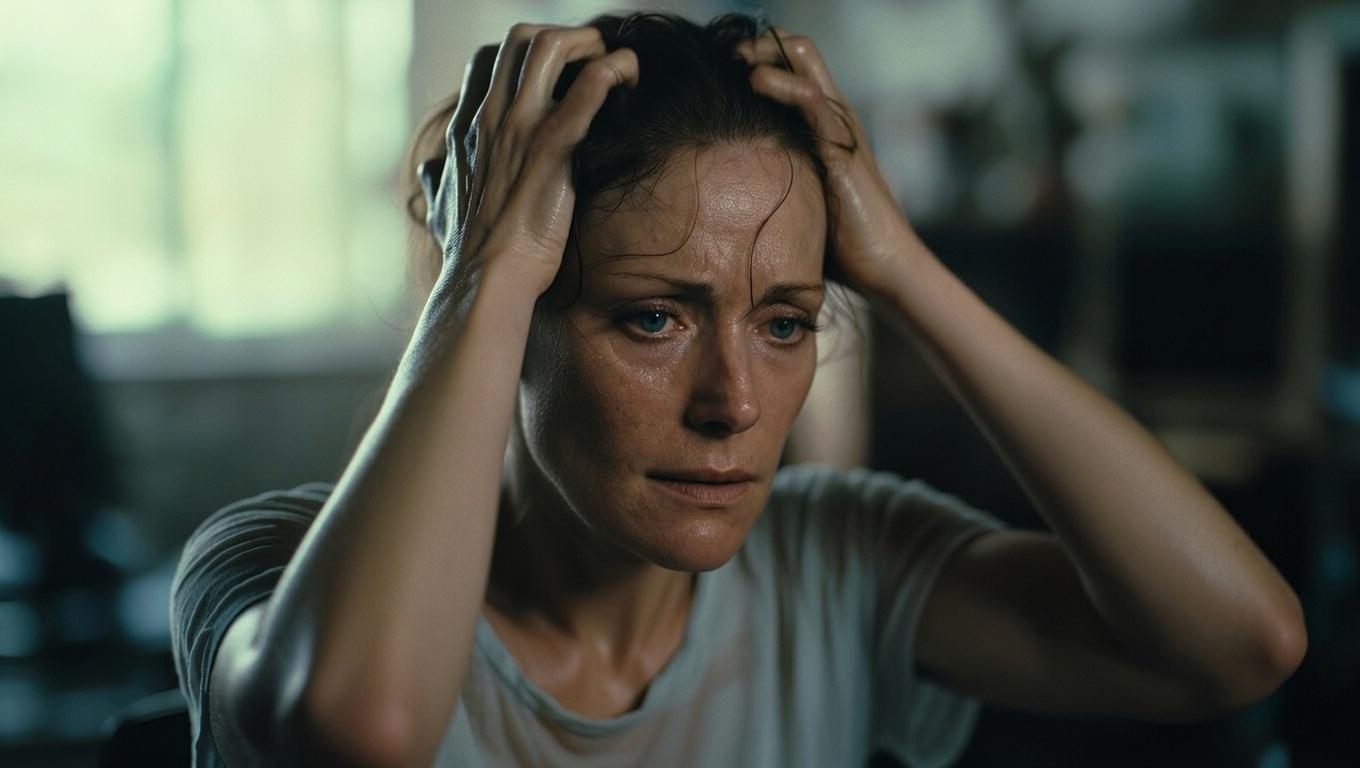 エンパス体質の人が人混みで疲れる様子と繊細なエネルギーのイメージ