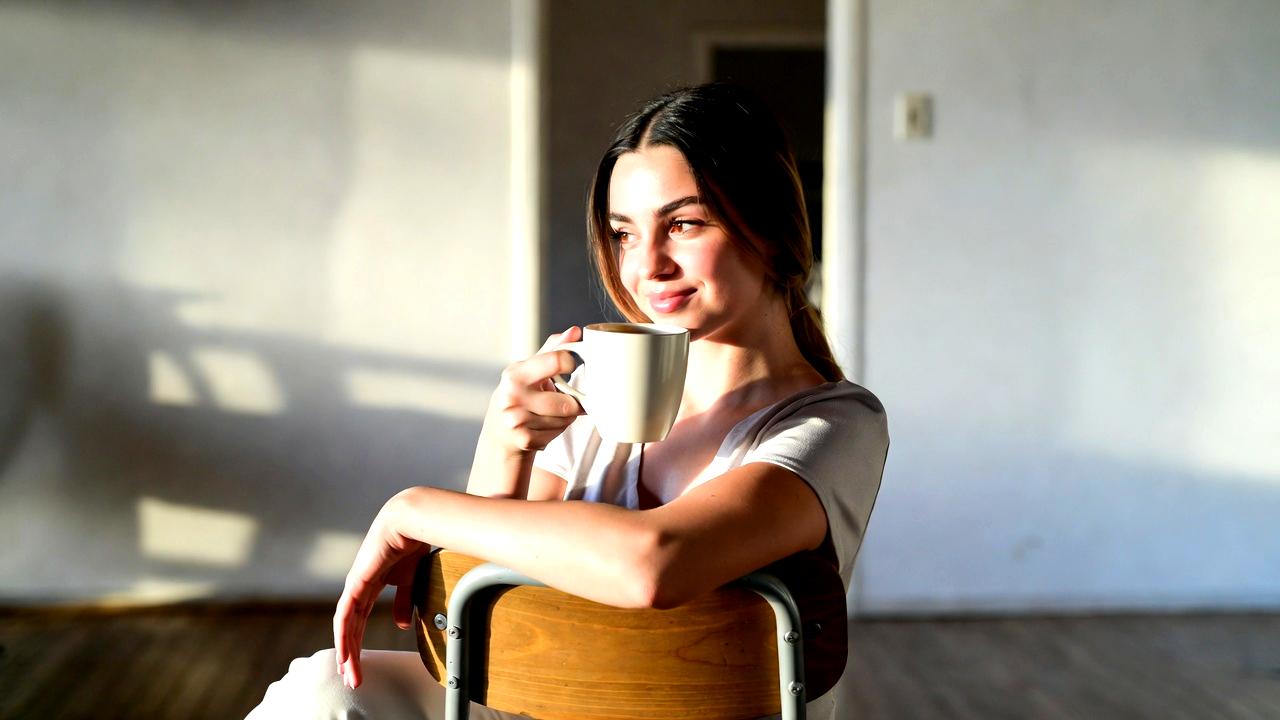 優しく自分を受け入れ未来へ進む安心感のあるイメージ