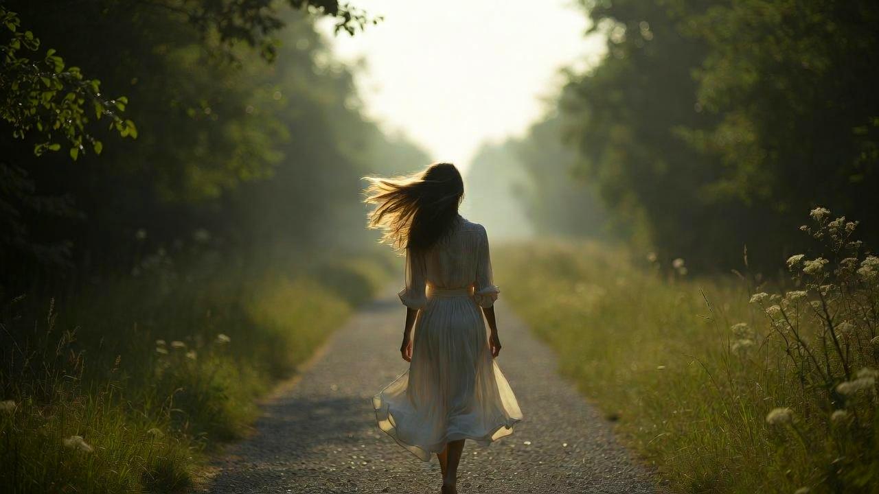 第一チャクラと運気の流れを優しく解説する神秘的で希望に満ちたイメージ