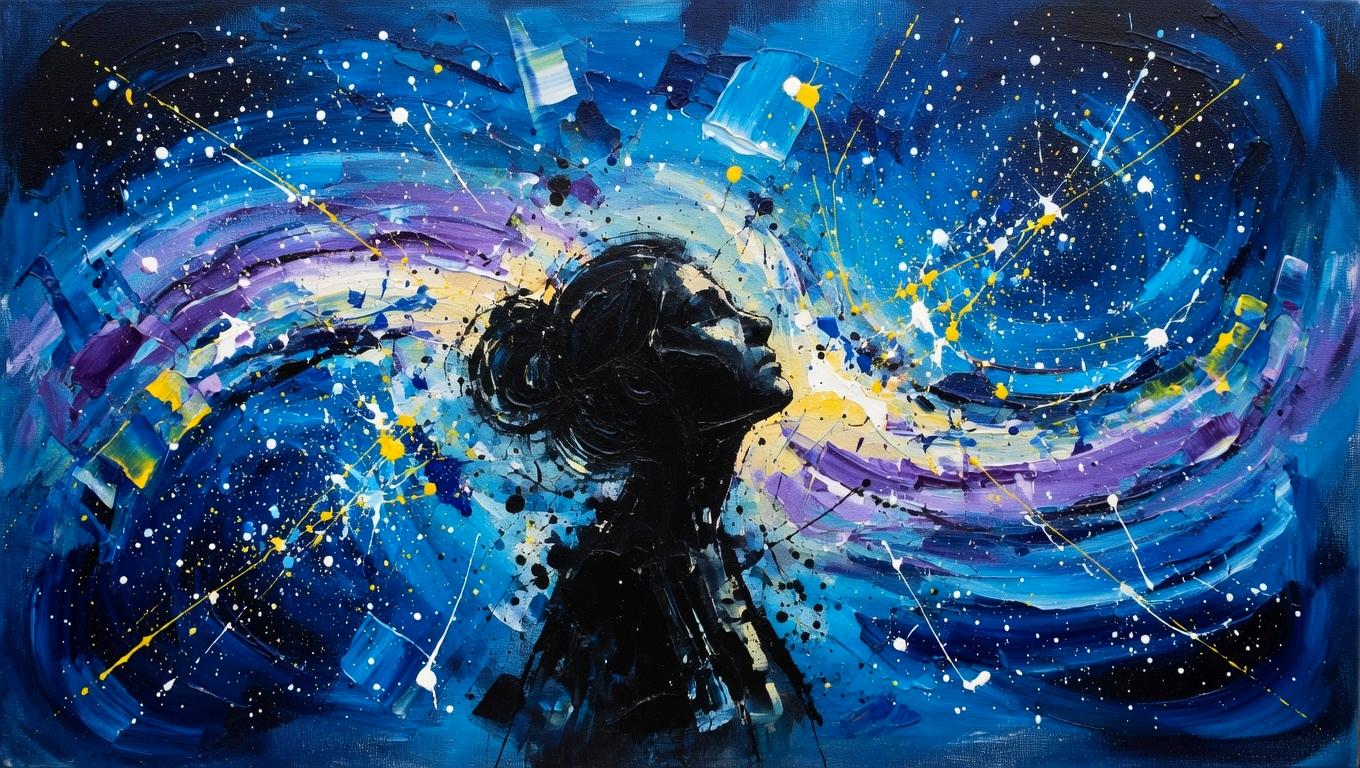 静かな時間の中で自分と向き合い浄化する様子