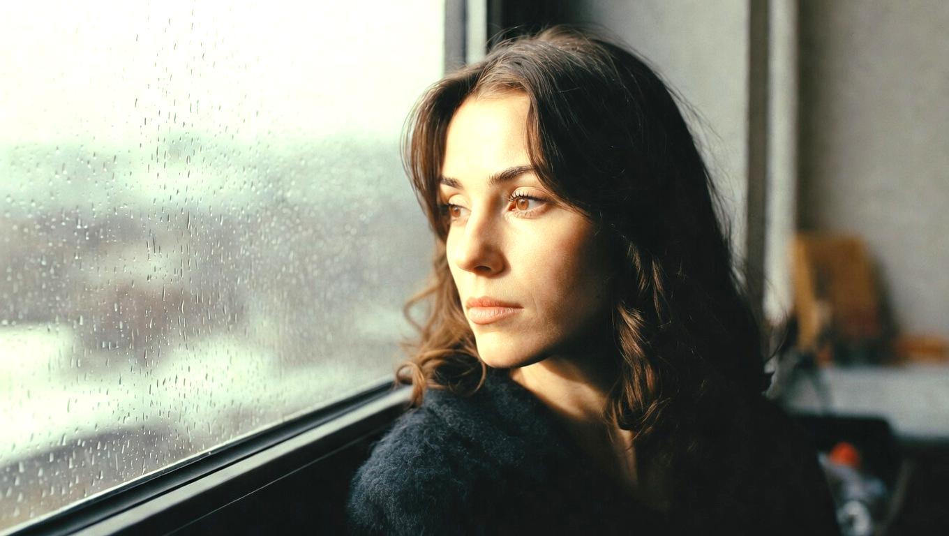 歩行中に感じる心と体の重さやエネルギー停滞を象徴する静かな風景