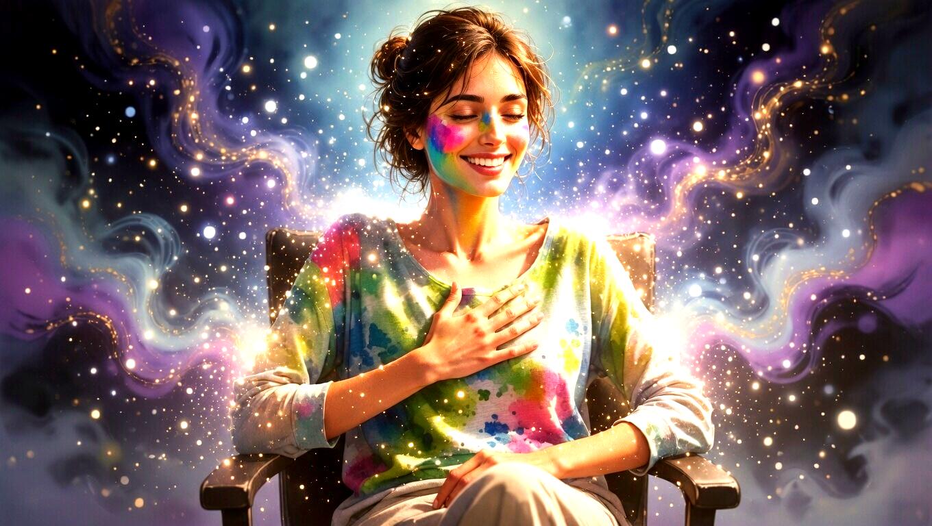 第1チャクラとグラウンディングで運気が安定するイメージ