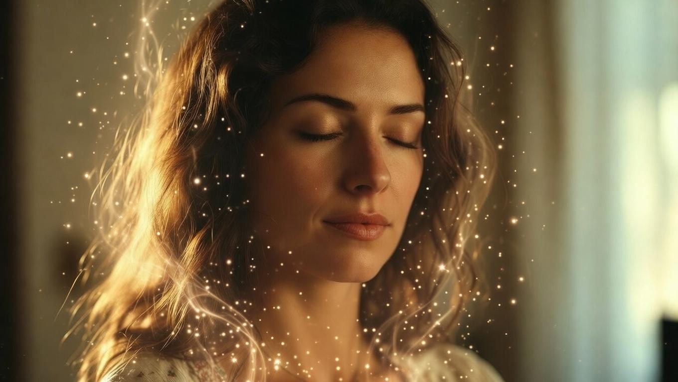 部屋の空気が澄み渡り不要なエネルギーが消えていく浄化のイメージ