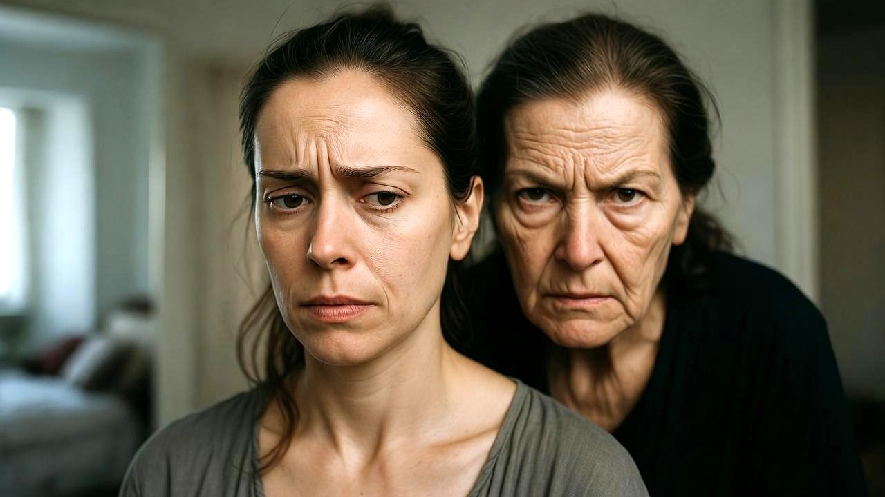 親からの影響で罪悪感に苦しみ心が重くなっている様子