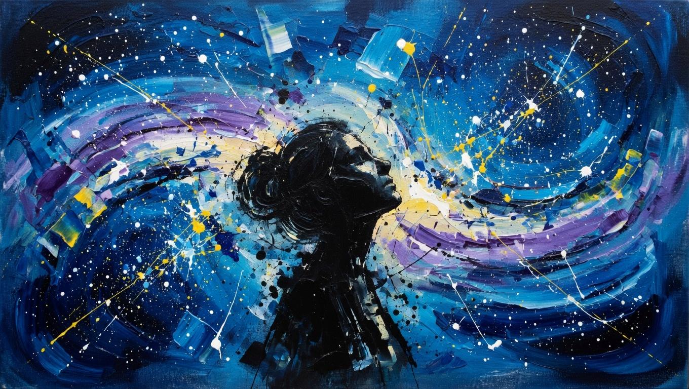 執着や不安を手放し心が軽くなっていく内面変化を表すスピリチュアルな光のイメージ