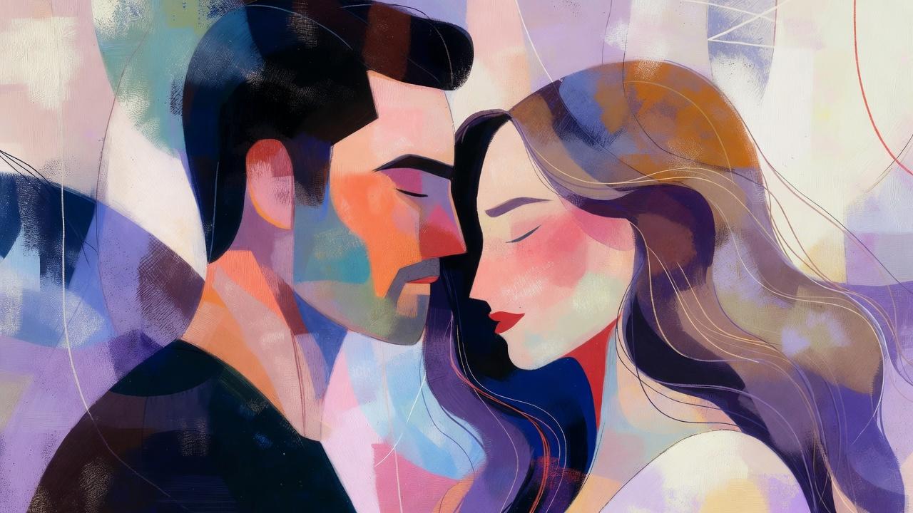 不安や揺れる感情を抱えながら眠れない夜を過ごす女性のイメージ