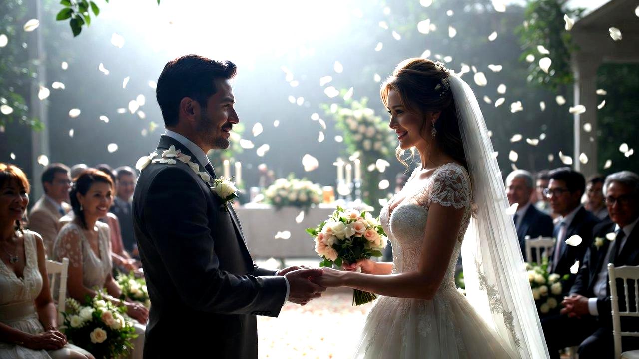 離れていても見えない絆でつながる二人を象徴するイメージ