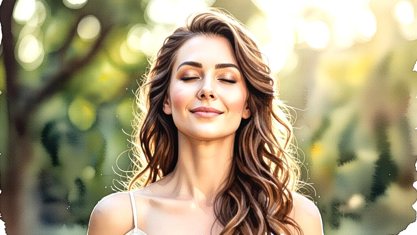 邪気を浄化し重たいエネルギーを手放して軽くなるイメージ