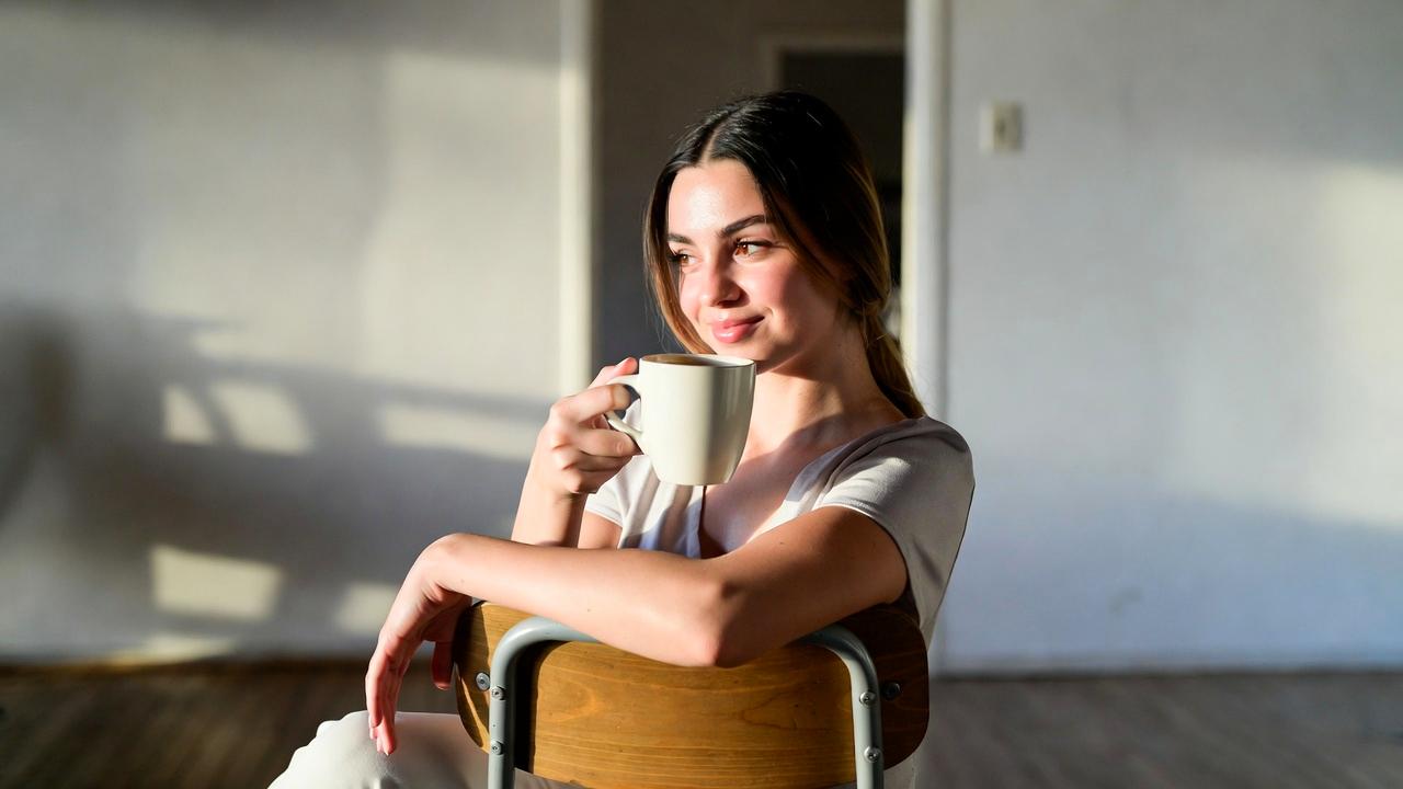 直感と現実の行動をバランスよく取りながら前に進むイメージ