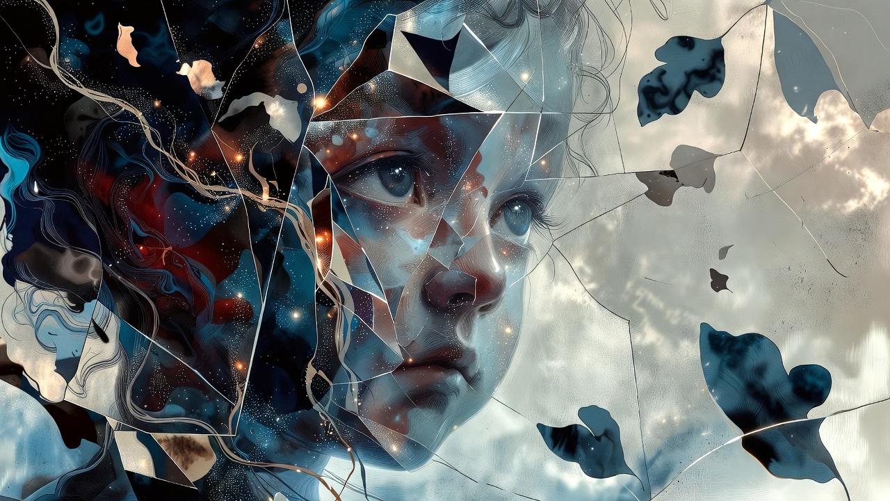 不安と向き合いながらも少しずつ前を向く繊細な心の変化を描いたイメージ