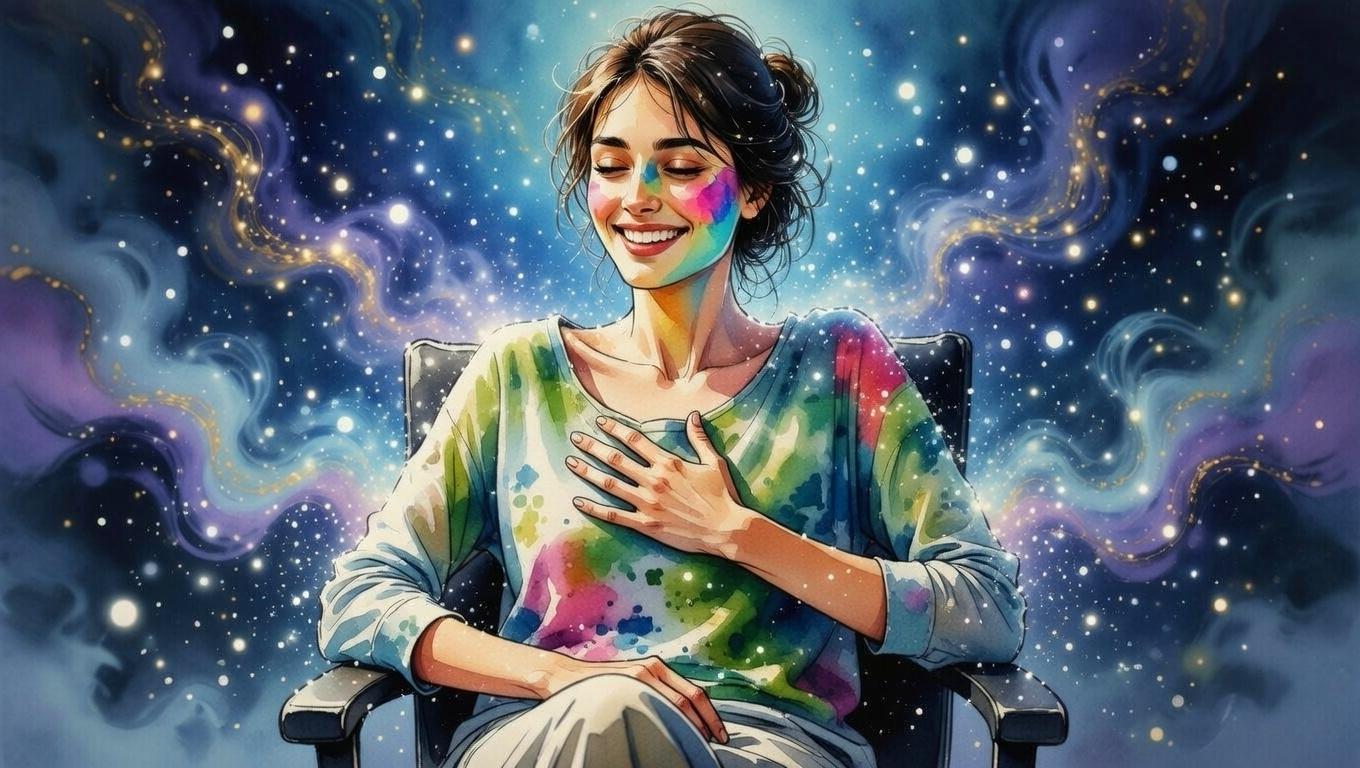 掃除によって空間と心が浄化されツインレイとの関係と運気が整っていくイメージ