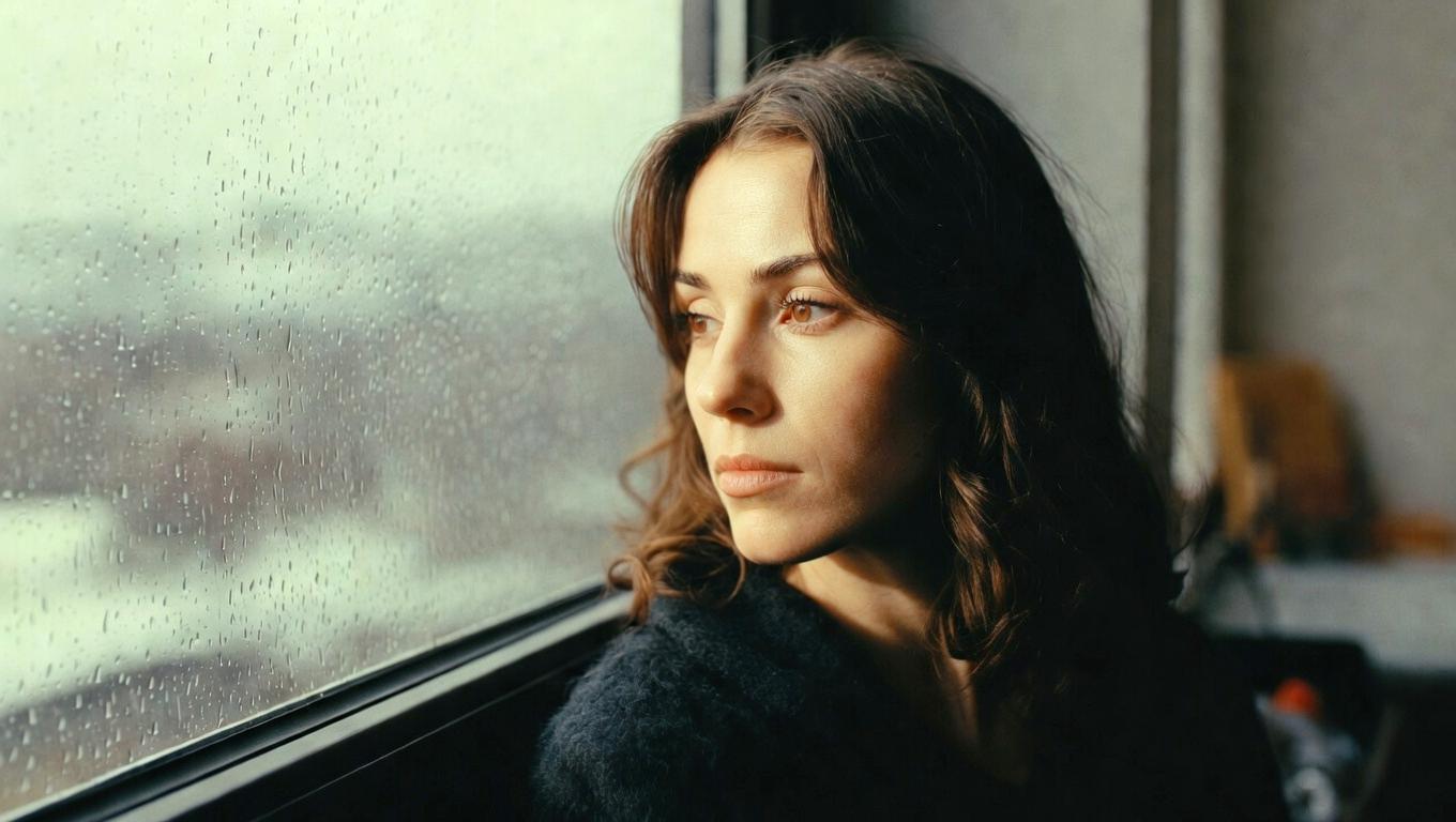 不安やストレスでエネルギーが滞る日常生活のイメージ