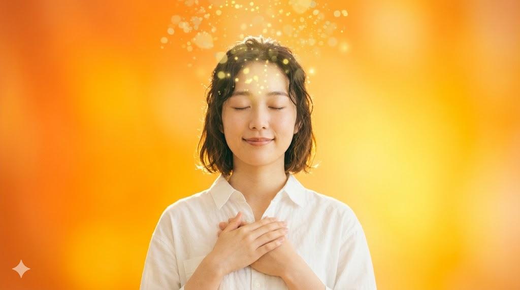 ご先祖様の夢と金運上昇のサインを象徴する神秘的で温かなビジュアル