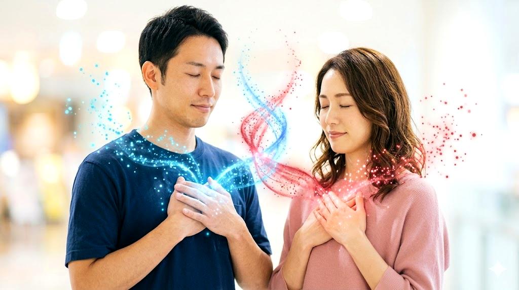 眠気の原因を考えながら静かに過ごす人物のイメージ