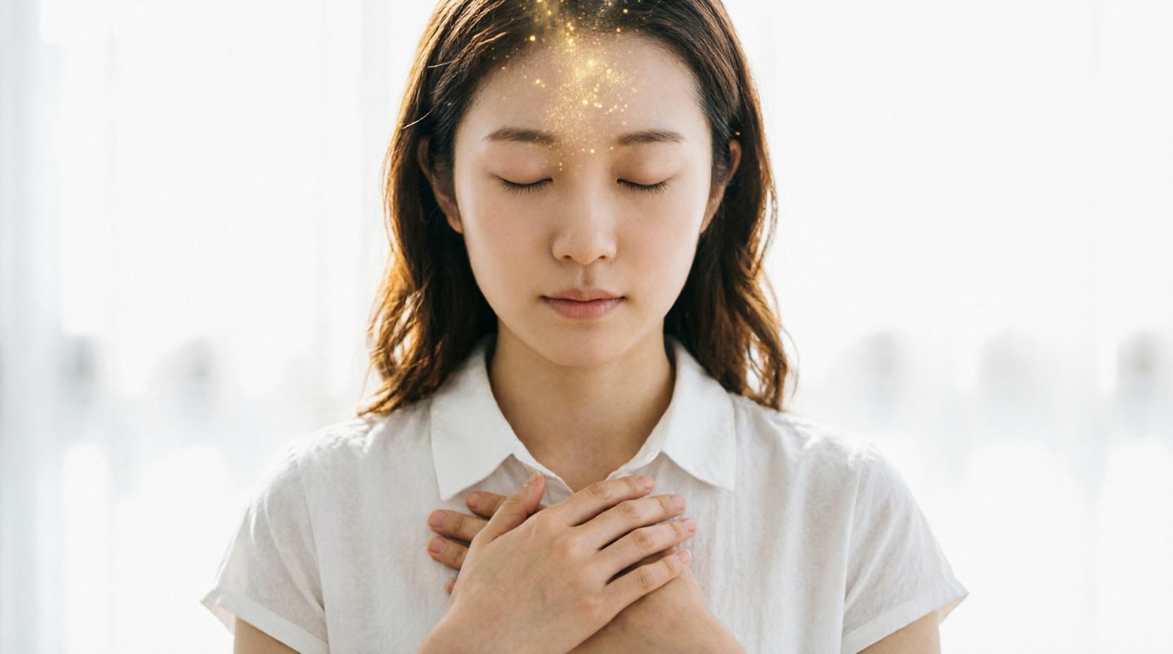 朝日の中で自分らしい未来へ歩き出す人物