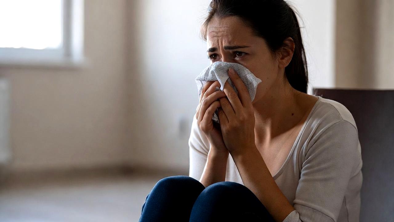 繊細な人が人間関係で疲れやすい様子を表したイメージ